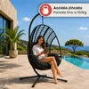 Swoods Poltrona Sospesa XXL con Supporto – Per Interni ed Anteprima dell’immagine prodotto 4