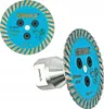 Two diamond cutting discs and a mounting adapter are shown against a white background. Anteprima dell’immagine prodotto