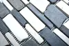 Mosaik Fliese Marmor Naturstein beige schwarz Brickmosaik Produktbild-Vorschau 3