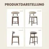 COLAMY 2er-Set Barhocker, moderne Thekenstühle mit Produktbild-Vorschau 4