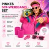 Set 5 in 1 rosa retrò con fascia per capelli, stereo Anteprima dell’immagine prodotto 8