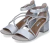 A pair of silver sandals on a white background. Náhled obrázku produktu