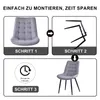 HOMAVO Esszimmerstuhl 2er-Set – Gepolsterte Stühle mit Produktbild-Vorschau 6
