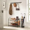 Regał na Buty Metalowy Stojak 3 Półki Nowoczesny Loft Podgląd zdjęcia produktu 2