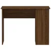 Scrivania in rovere marrone 100x55x75 cm materiale in legno Anteprima dell’immagine prodotto 4