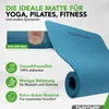 Tunturi Dicke Yogamatte 8mm - Rutschfest Gymnastikmatte  - Produktbild-Vorschau 2