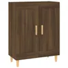 The Living Store Sideboard Braun Eichen-Optik 69,5x34x90 cm Produktbild-Vorschau 2