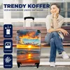 MuchoWow® Koffer Handgepäck Trolley Rollkoffer Kleine Produktbild-Vorschau 2