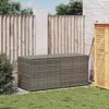 vidaXL Gartentruhe Grau 283L Poly Rattan Produktbild-Vorschau 3
