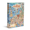 Karte von Europa illustriertes Puzzle 1000 Teile für Produktbild-Vorschau 3