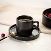 HOMLA FAMELIO šálka s podšálkou čierna 0,2 l Náhľad obrázku produktu 4