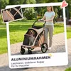 PawHut Hundewagen Faltbar Hundebuggy für mittelgroße Hunde Produktbild-Vorschau 4