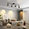ZMH plafoniera soffitto legno faretto 4 fiamme GU10 Anteprima dell’immagine prodotto 7
