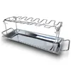 Gardenko Support Cuisses de Poulet Inox pour Barbecue et Voir les images du produit 1