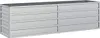 vidaXL Tuinverhoger, 160x40x45 cm, verzinkt staal, zilver Productafbeelding-voorbeeld 1
