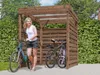 UNIPORT Holzunterstand Kaminholzregal Terrassenüberdachung Produktbild-Vorschau 2