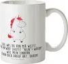 Mr. & Mrs. Panda Haferl Einhorn Wut - Weiß - Geschenk, Produktbild-Vorschau 1