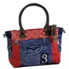 Sunsa Damen Tasche Umhängetasche Handtasche Canvas & Leder Produktbild-Vorschau 11
