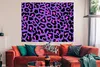 MuchoWow® Poster Pantherdruck - Lila - Rosa - Neon 160x120 Produktbild-Vorschau 2