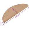 Samolepiace nášľapy na schody 15 ks 56x17x3 cm béžové Náhľad obrázku produktu 9