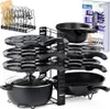 A kitchen organizer set with pots, pans, and lid holders. Anteprima dell’immagine prodotto
