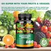 Superalimenti biologici Greens (120 capsule) Integratore Anteprima dell’immagine prodotto 4