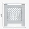 SONNI 78 cm blanc Grille croisée Habillage de radiateur Voir les images du produit 7