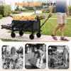 SUNULA Bollerwagen Faltbar mit Erweiterbarer Heckklappe – Produktbild-Vorschau 3