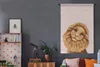 MuchoWow® Wandteppich Wandbehang Löwe - Kinder - Rosa Produktbild-Vorschau 5