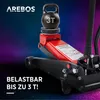 AREBOS Hydraulischer Rangierwagenheber 3 t | 130–508 mm, Produktbild-Vorschau 4