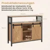 Buffet COSTWAY en bois, meuble de rangement pour cuisine Voir les images du produit 3