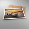 Gerahmtes Poster - Rahmen in heller Eiche - baltisch meer Produktbild-Vorschau 3