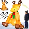 MONZANA® Nafukovací sob 180cm LED osvětlený montážní Náhled obrázku produktu 1