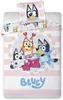 Bluey, Bingo & Muffin Baby Bettwäsche Set 2 tlg. 100x135 cm Produktbild-Vorschau 1