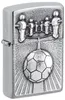 Zippo Benzin-Feuerzeug chrom gebürstet "Kicker" 3D 2007885, Produktbild-Vorschau 1