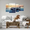 Bild auf Leinwand - Leinwandbild - See Brücke - 120x70cm - Produktbild-Vorschau 6