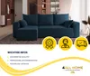 4ALLHOME Ecksofa Cordi mit Schlaffunktion, Couch, Sofa mit Produktbild-Vorschau 4