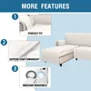 Topchances L Form Sofaüberwürfe, Wasserabweisend rutschfest Produktbild-Vorschau 4