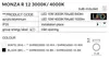 A technical specification sheet for a light fixture. Podgląd zdjęcia produktu