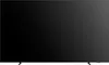 A black television screen on a black background. Voir les images du produit