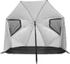 VirtuFit Strandparasol Premium 200 cm Szary z parawanem Podgląd zdjęcia produktu 2
