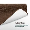 Bestlivings Badematte Chenille Braun 60x90cm, saugstarker Produktbild-Vorschau 6