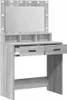 vidaXL Toaletný stolík Grey Sonoma 79 x 41 x 135 cm Náhľad obrázku produktu 3