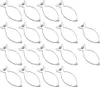 A grid of stainless steel roulade clips. Produktbild-Vorschau