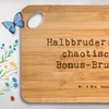 Mr. & Mrs. Panda schneidbrett Spruch Halbbruder Chaos - Produktbild-Vorschau 3