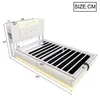 Letto imbottito 90 x 200 cm con illuminazione LED, porta Anteprima dell’immagine prodotto 8