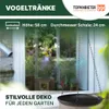 TOPANBIETER 999 Vogelstation rund Metall wetterfest für Produktbild-Vorschau 2