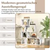COSTWAY Bibliothèque à 5 niveaux en forme de S, étagère de Voir les images du produit 5