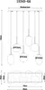 Globo Lighting Hängeleuchte Metall schwarz matt, 6x E14 Produktbild-Vorschau 3