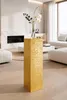 VIVANNO Podest Fiberglas PODEST Säule, Blattgold Blattoptik Produktbild-Vorschau 2